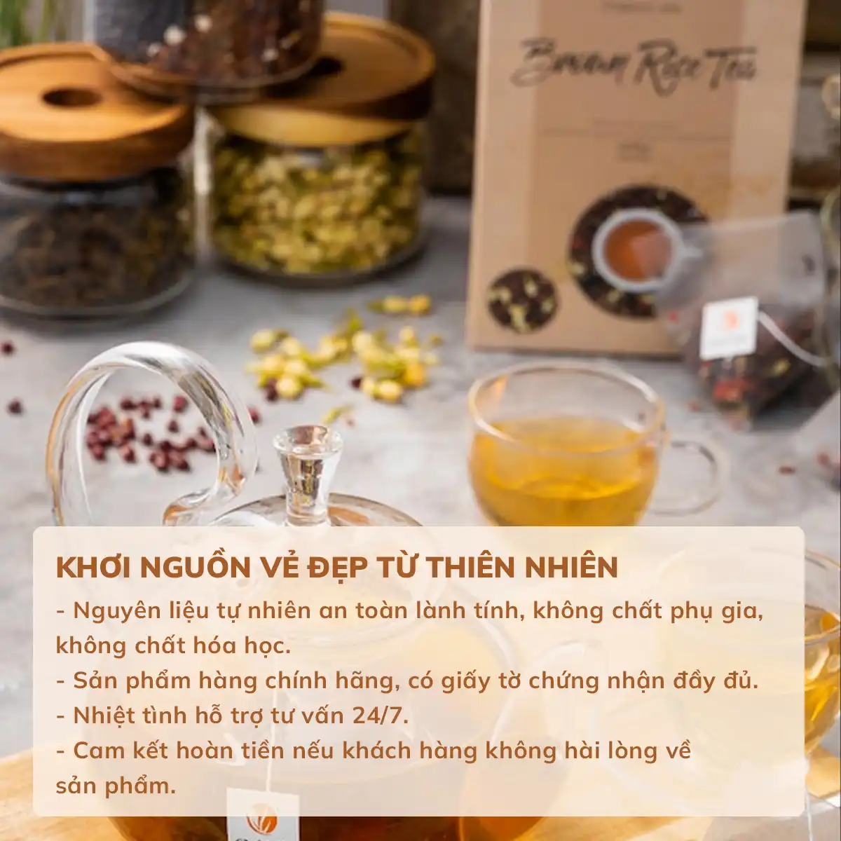 Khơi nguồn vẻ đẹp thiên nhiên trà gạo lứt quê việt