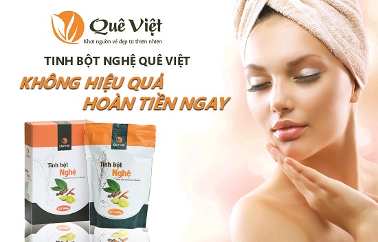 Sản phẩm tinh bột nghệ an toàn, hiệu quả