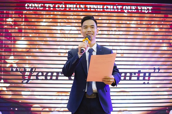 Ông Nguyễn Kao Toản - CEO Quê Việt phát biểu tại buổi lễ