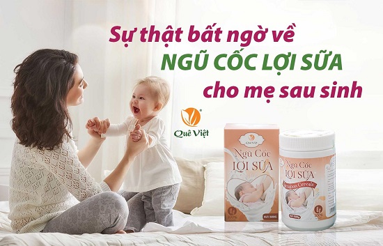 Ngũ cốc lợi sữa cho mẹ sau sinh giúp sữa về tràn trề