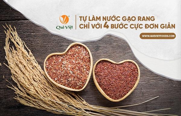 Tự làm nuoc gao rang chỉ với 4 bước cực đơn giản